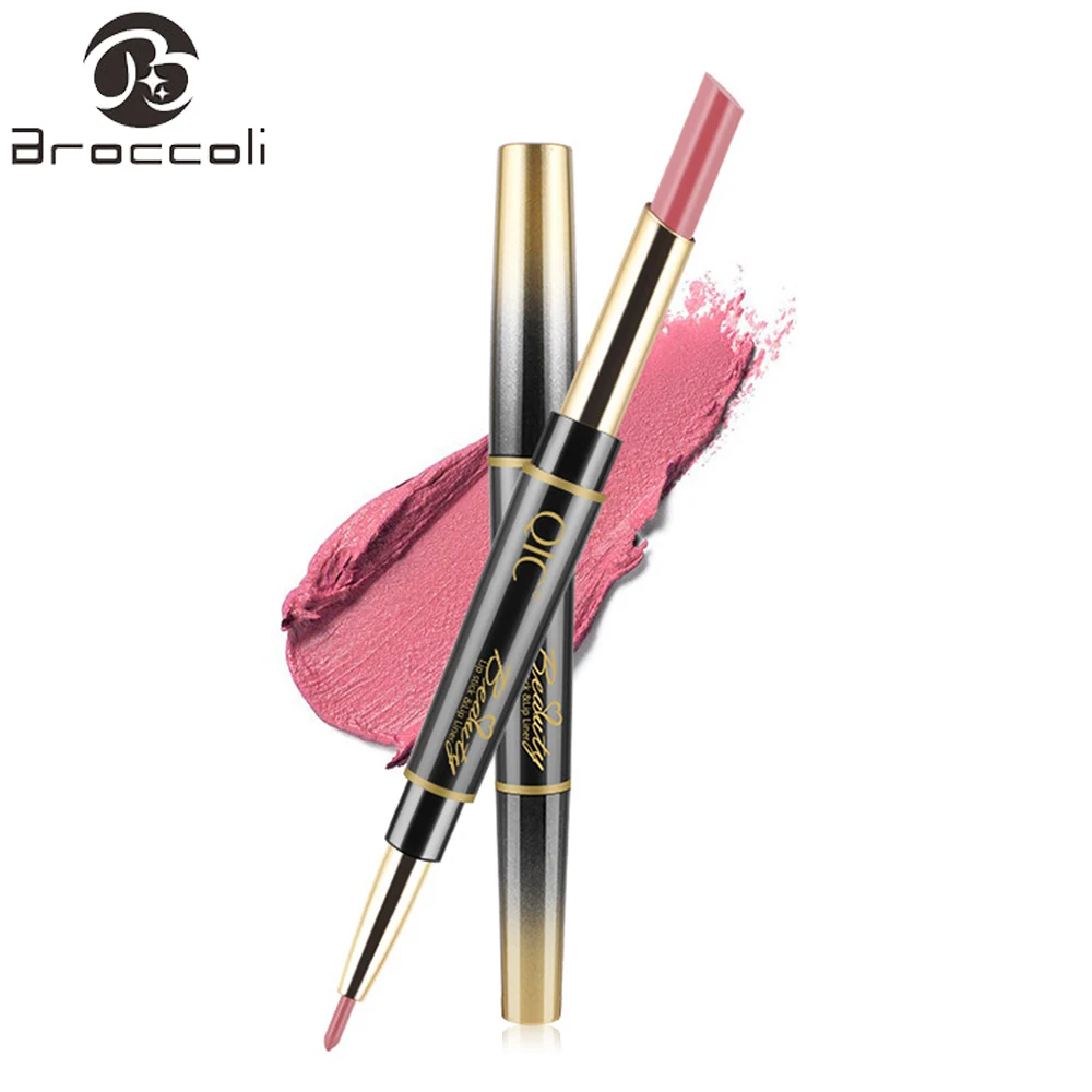 Паркколи Двухсторонняя матовая помада длительная Водонепроницаемая