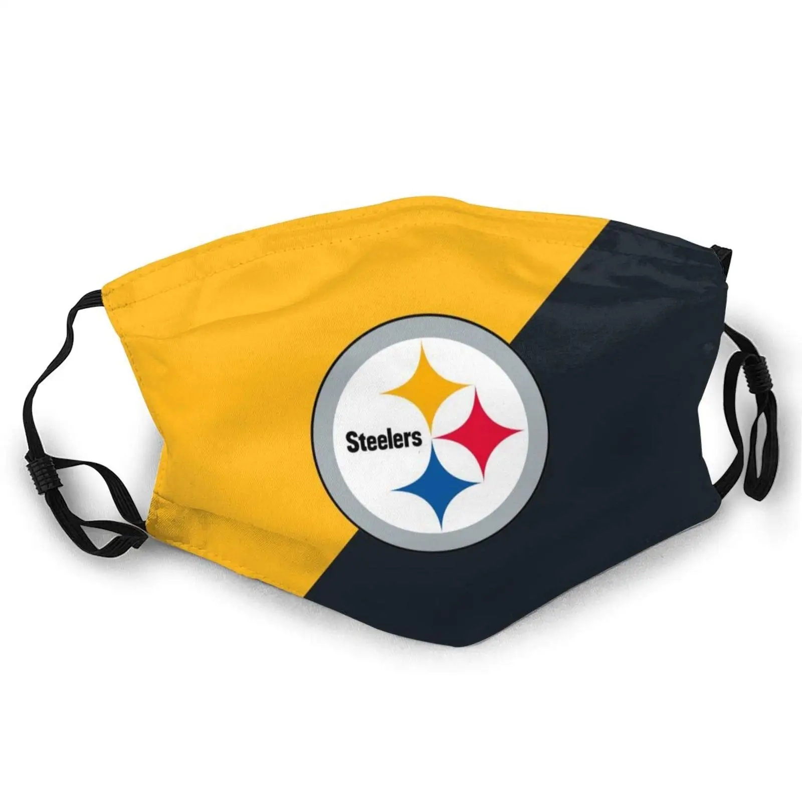 

Pittsburgh_Steelers Face_Mask Dust Washable Reusable Adjustable Breathable Comfortable Ear Loops