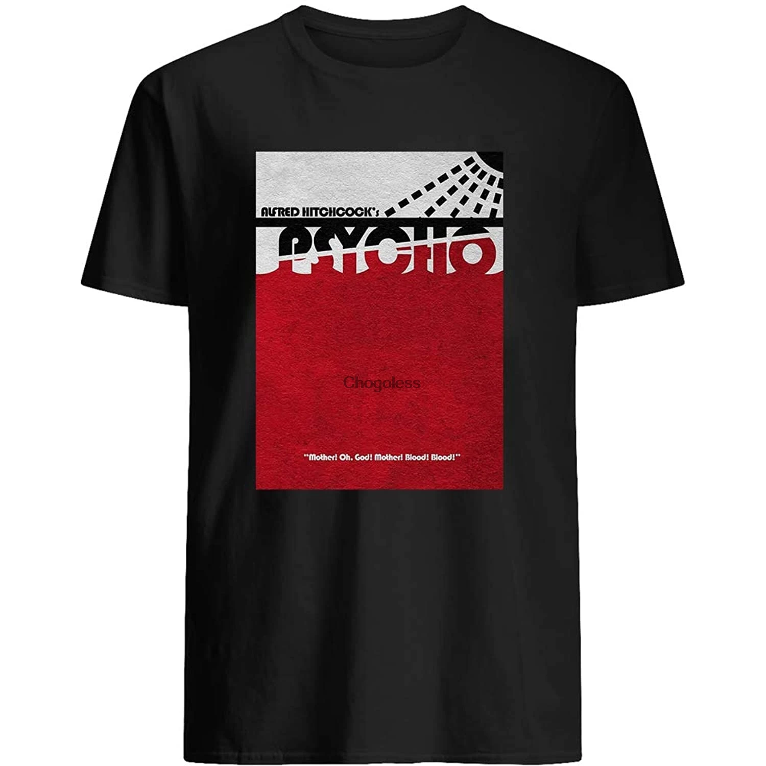 Психопевтический черно-белый кинофильм фильм плакат Мать о Бог кровь смешной