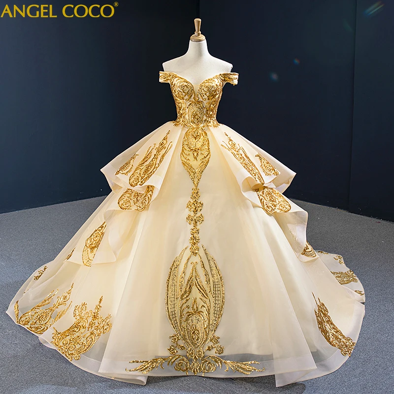 Robe De Soiree роскошное бальное платье с открытыми плечами свадебное Mariage Abito Da Sposa
