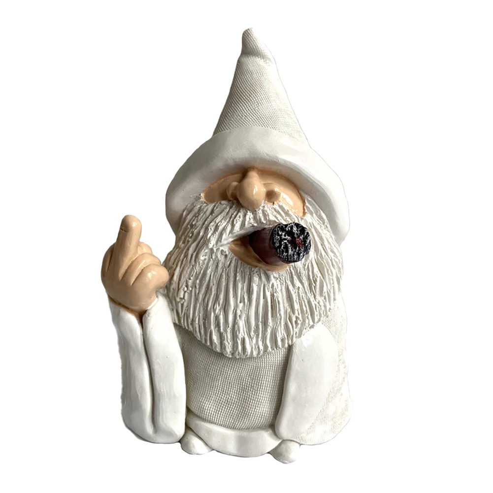 

Resin Fun Elf-Character Ornaments Display Mold Simulation Funny Gnome Statue Dwarf Figurine Statue Gardening Decor For Garden
