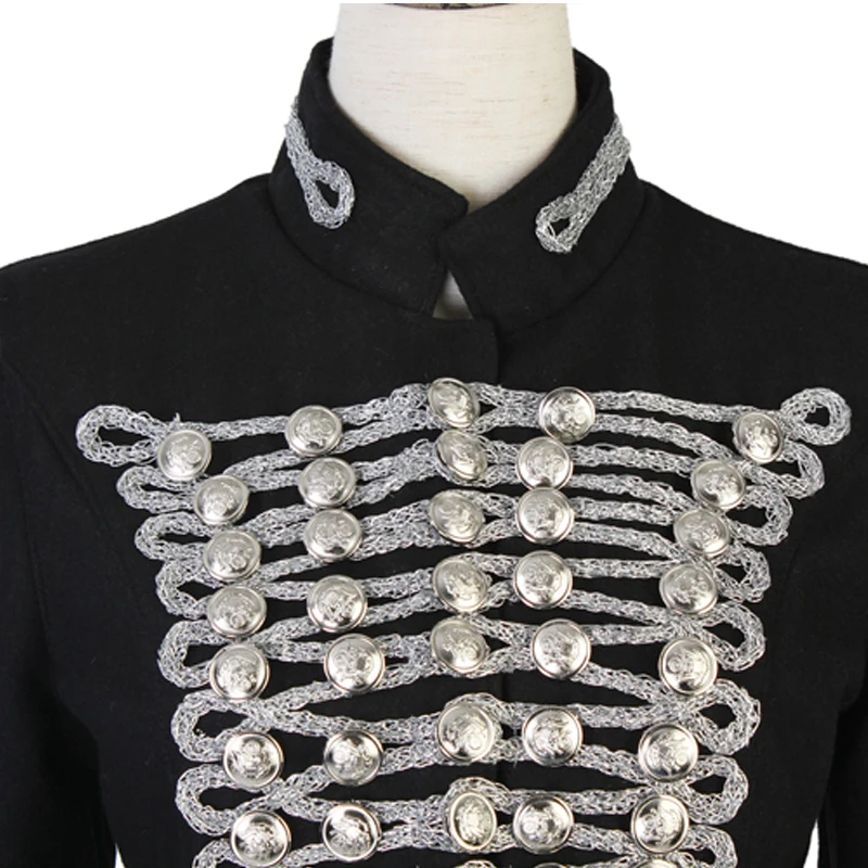 Куртка Женская Базовая в стиле милитари винтажный двубортный пиджак с