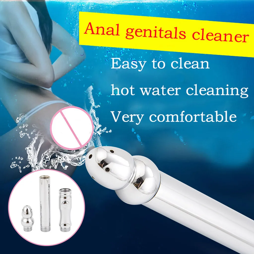 Замечательный анальный телефон спрей анальная очистка Большой Шприц лампа