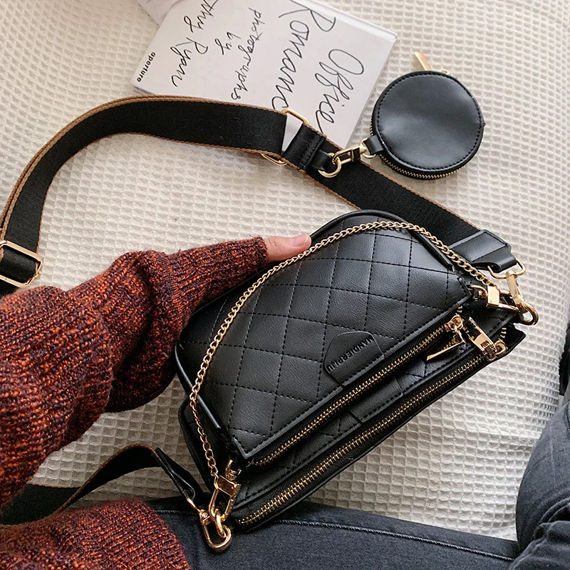 

Brand Shoulder Bag For Women 2020 Stylish Crossbody Bags Designer PU Leather Handbags New Mini Ladies Pures Female Messenger Bag