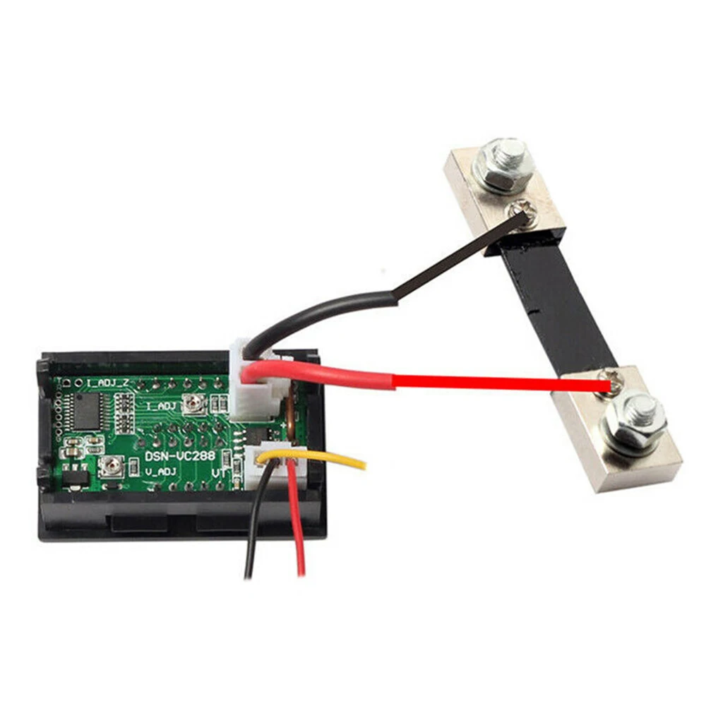 Цифровой вольтметр Амперметр постоянного тока 100 в А панель Измеритель