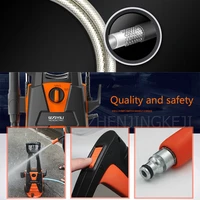 Fully Automatic High Pressure Washer Electric Car Washer Home Use High-pressure Washing Machine 1600W High Power Cleaning Tools