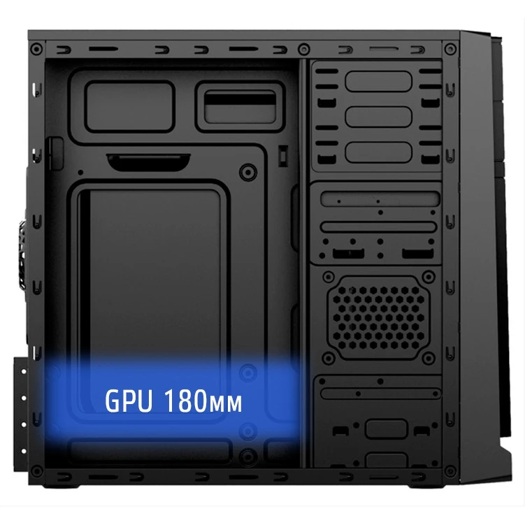 Корпус e2e4 BCLM-02 mATX Mini-Tower USB 3.0 черный |