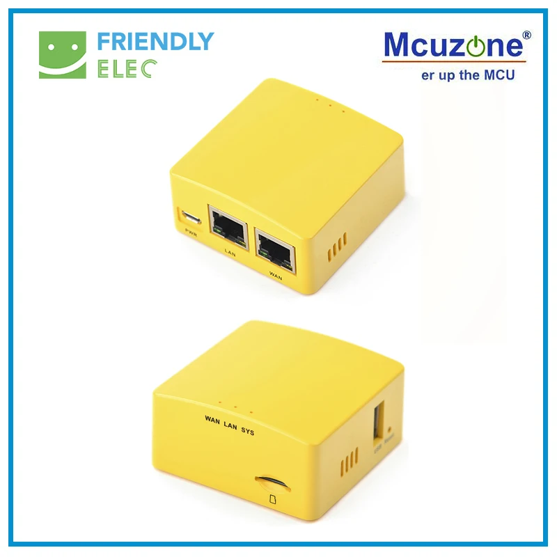 NanoPi R2S мини маршрутизатор RK3328 двойной Гбит/с Ethernet 1 ГБ DDR4 OpenWrt/LEDE|Демонстрационные