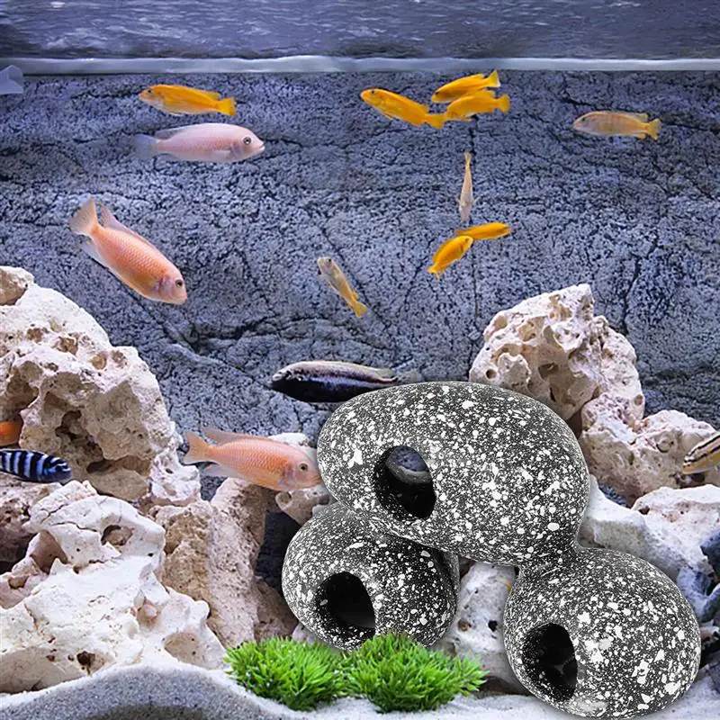 

Resin Fish Tank Rest Cave Fish Shelter Aquarium Decor Creative Stone Ornament