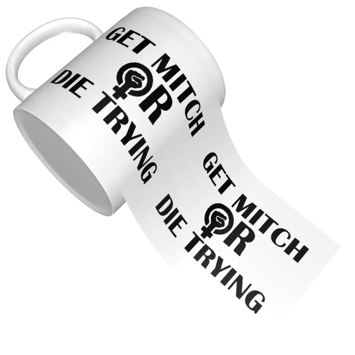 Получить Митч или умереть пробовать права женщин костюм кружки милый кофе чай