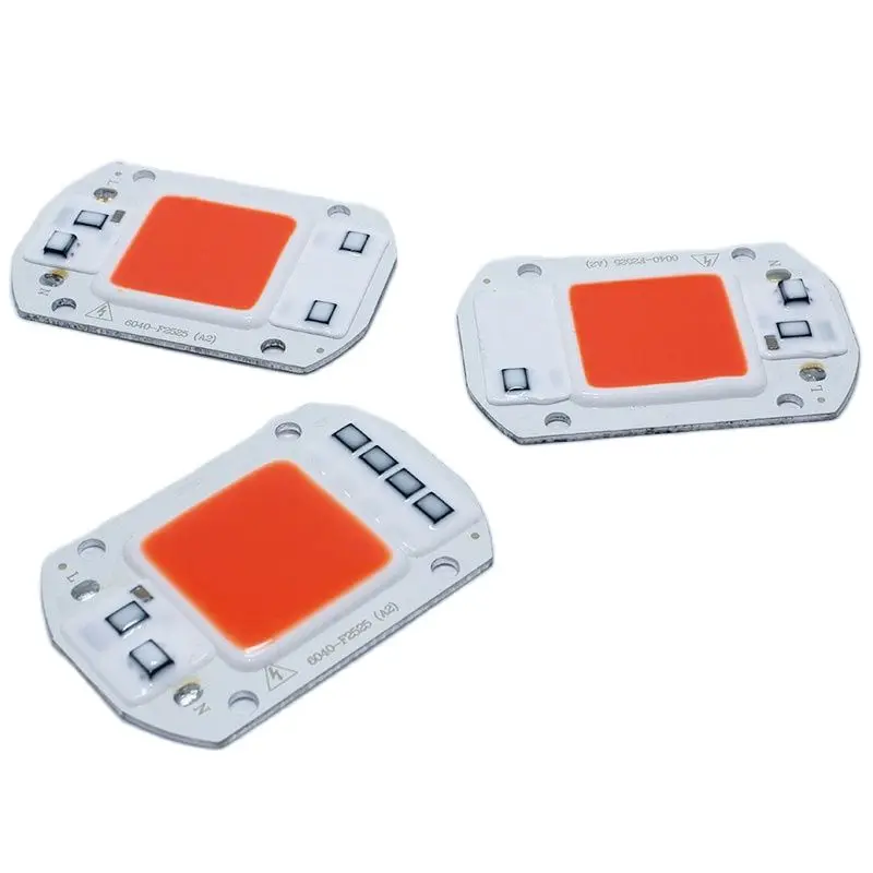 Светодиодный чип COB для выращивания растений полный спектр входов 220 В