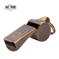 acme 63 retro version pure copper metal whistle high decibel easy to carry waterproof outdoor survival whistle