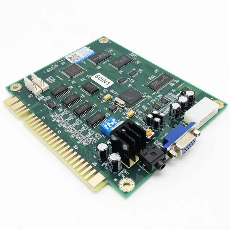 60 в 1 Настольная мультиадресная Аркада PCB выход CGA VGA Вертикальная игровая