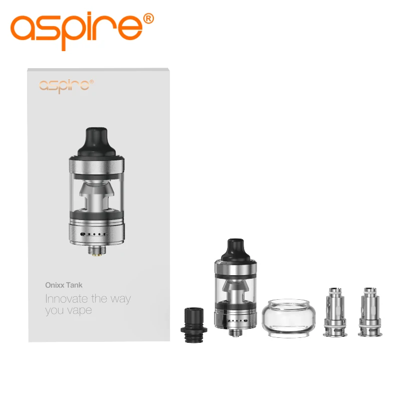 

Aspire Onixx Sub ohm Tank E-cigarette Atomizer 2ml/3ml Top Filling Bottom Adjustable Airflow Compatible with BP Coils/BP RBA