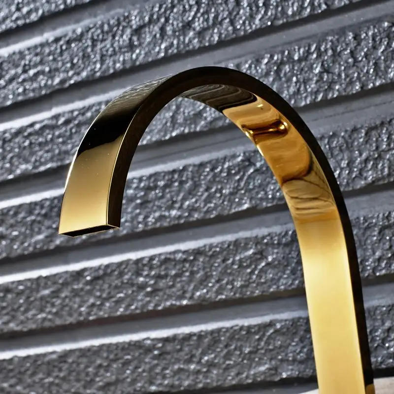 Смеситель для ванной комнаты из твердой латуни 3 шт. смеситель с двойной ручкой