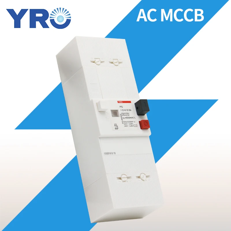

AC MCCB 2P 15A-30A 30-60A Circuit Breaker For Generators High Current Motor Transformer Equipment Protection