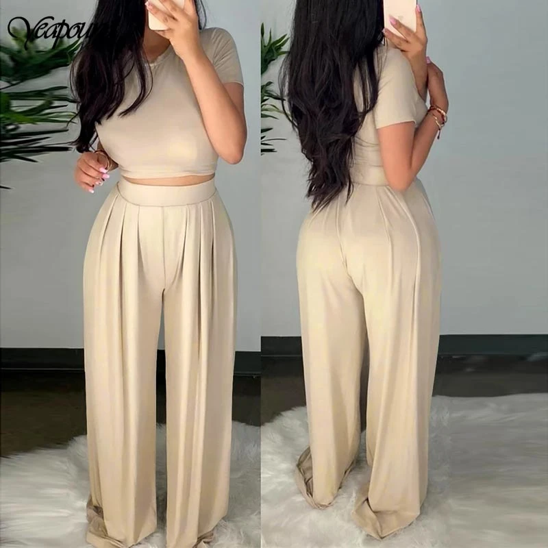 Женский Повседневный Спортивный костюм из двух предметов футболка с круглым