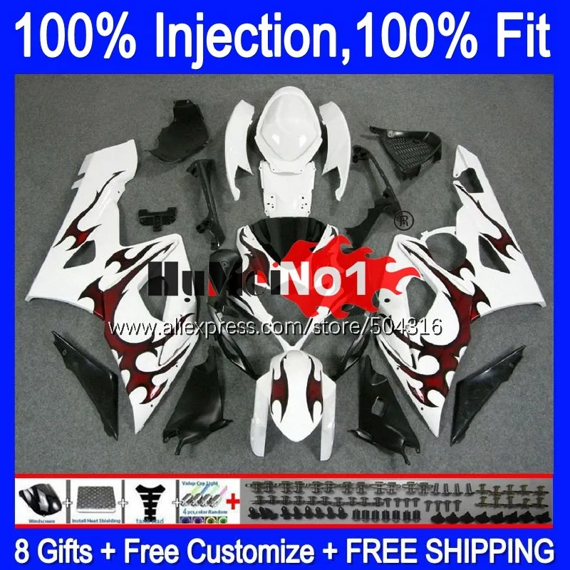 

Инъекция для SUZUKI 1000CC GSXR-1000 GSXR 1000 Red black 21MC.17 GSX-R1000 GSX R1000 05 K5 GSXR1000 2005 2006 05 06 обтекатели