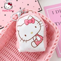 hello kitty simple childrens exquisite small portable coin purse cute cartoon portable coin purse small card bag