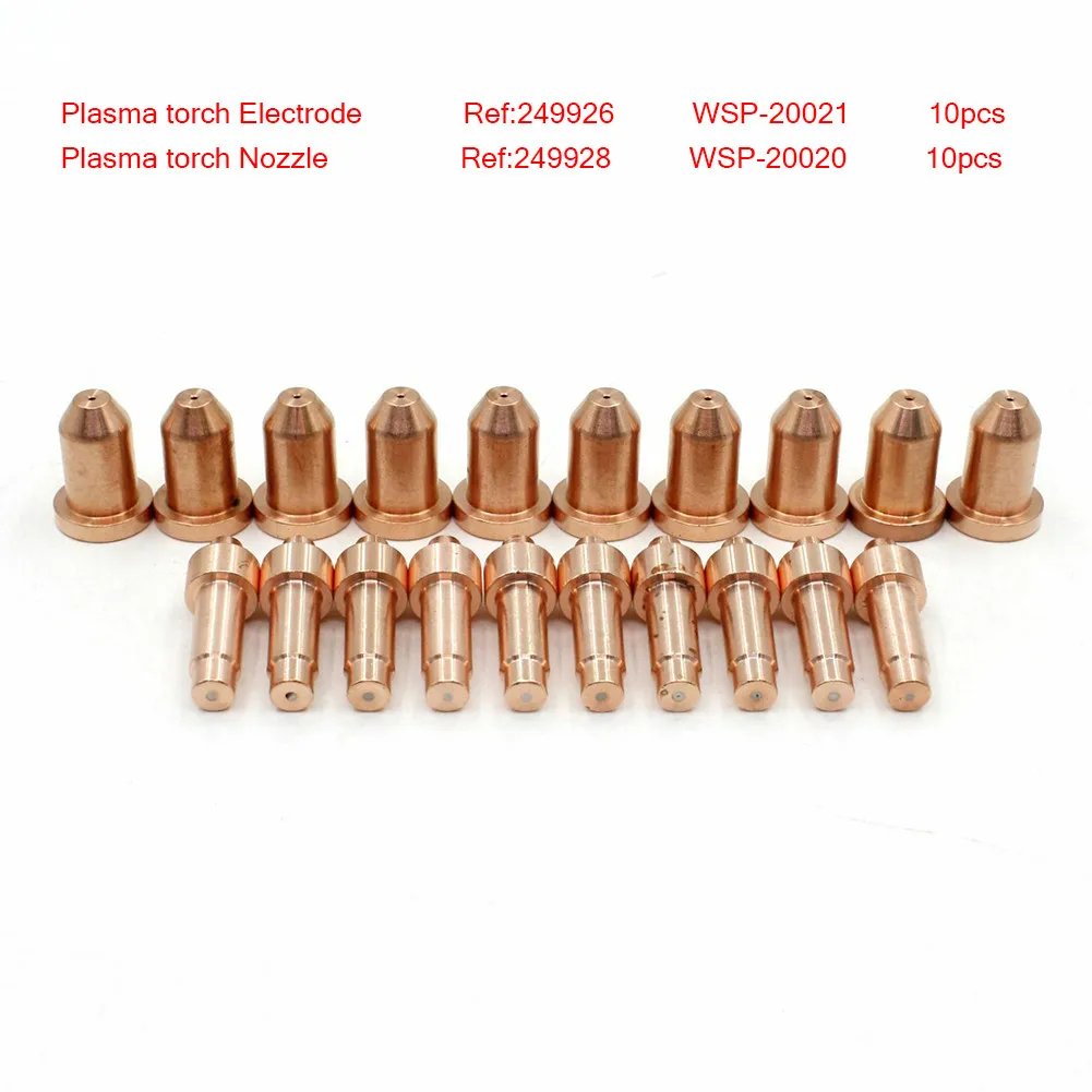 

20 Pieces Plasma Torch Electrode 40A For Spectrum 625 X-TREME XT40 XT40M