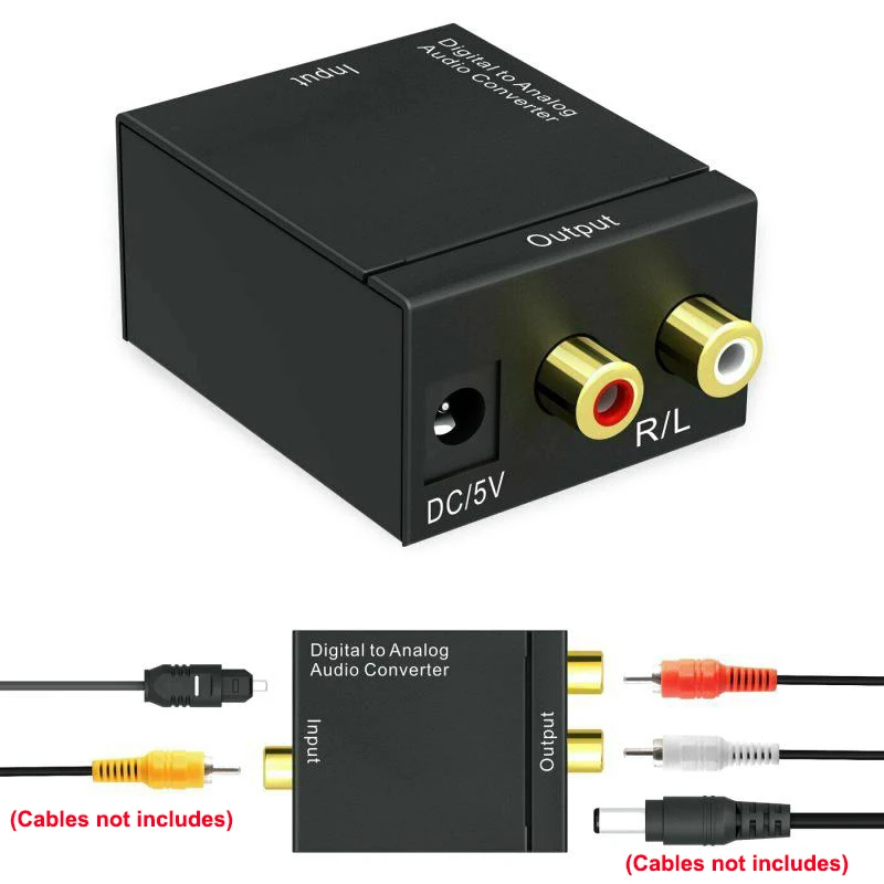 Цифровой оптический адаптер EastVita HD1080P для коаксиального оптоволокна Toslink SPDIF