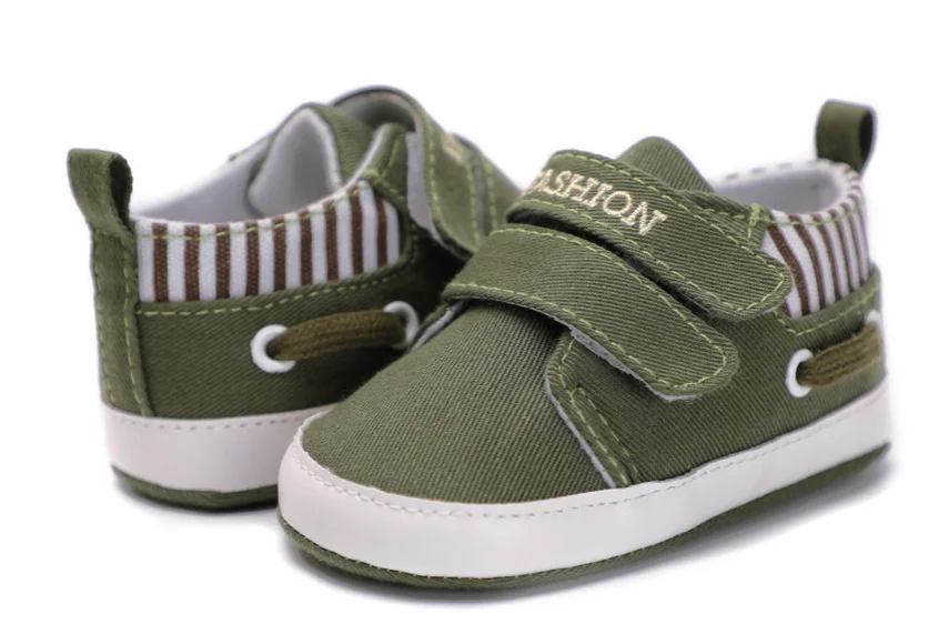 13CM Green Модная обувь для новорожденных и младенцев 0-12 месяцев; парусиновые на мягкой подошве кроссовки для маленьких мальчиков и девочек - Цвет: 13CM Green