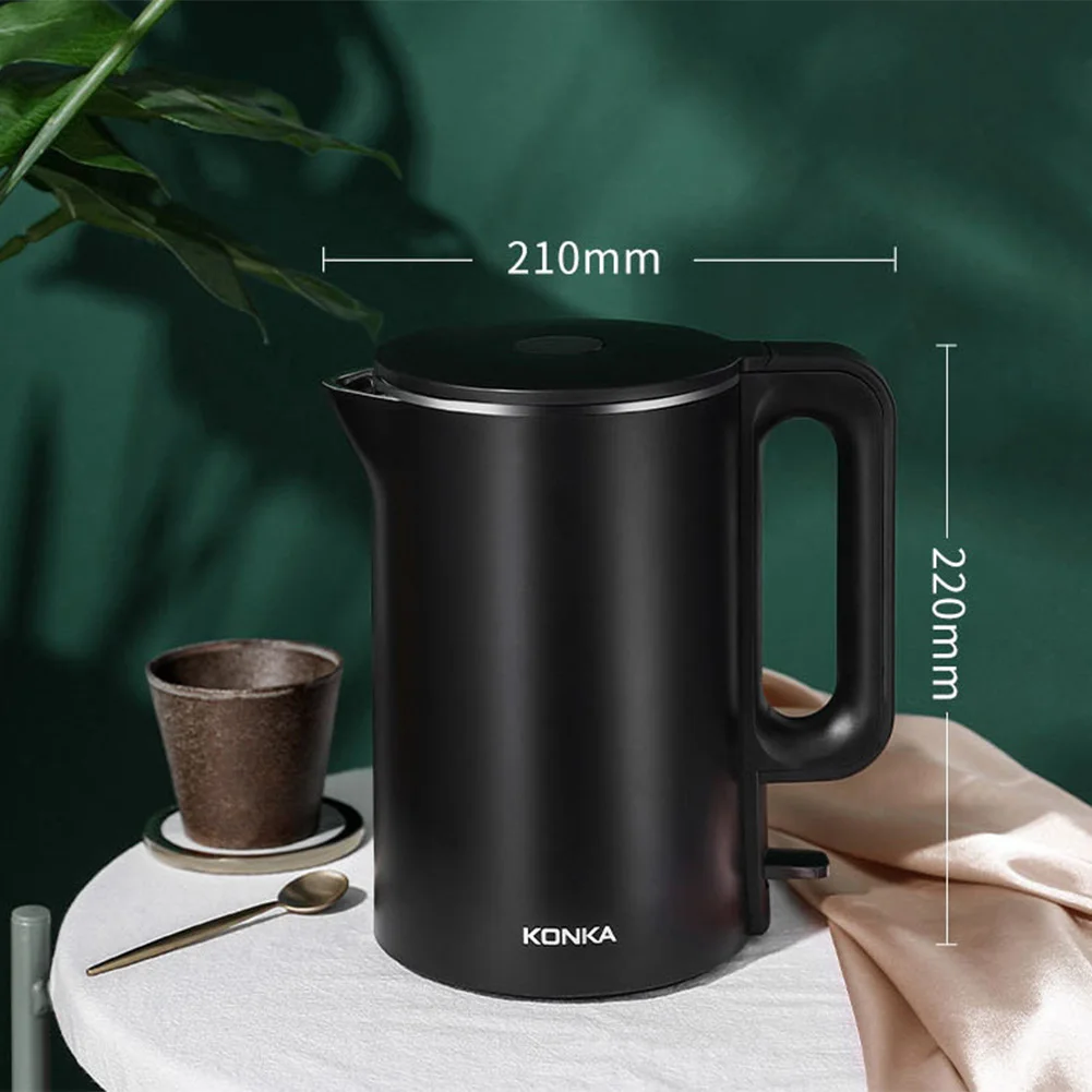 

1.8L Electric Kettle Fast Boiling Household Stainless Steel Smart Power off Mute Kitchen Portable Electric Kettle Tea Pot EU