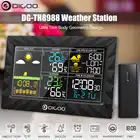 Беспроводная уличная метеостанция, цифровой термометр, гигрометр, будильник, цветной барометр для прогноза погоды