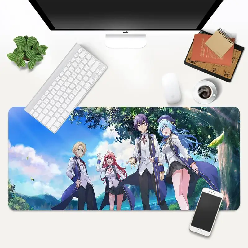 

Wise Man's Grandchild Beautiful Anime Mouse Mat XL Large Gamer Keyboard PC Desk Mat Takuo Computer Tablet Mouse mat