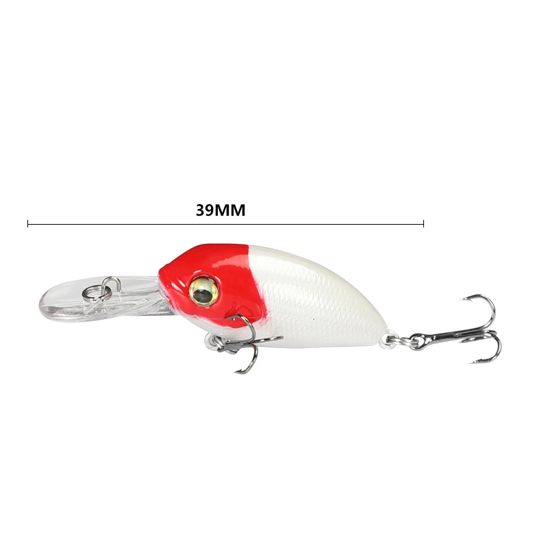 

Isca Pesca Mini Wobblers Pike Fishing Lure 3.9cm 4.8g Crankbaits Minnow Hard Artificial Bait Peche Leurre Floating Japan Lures