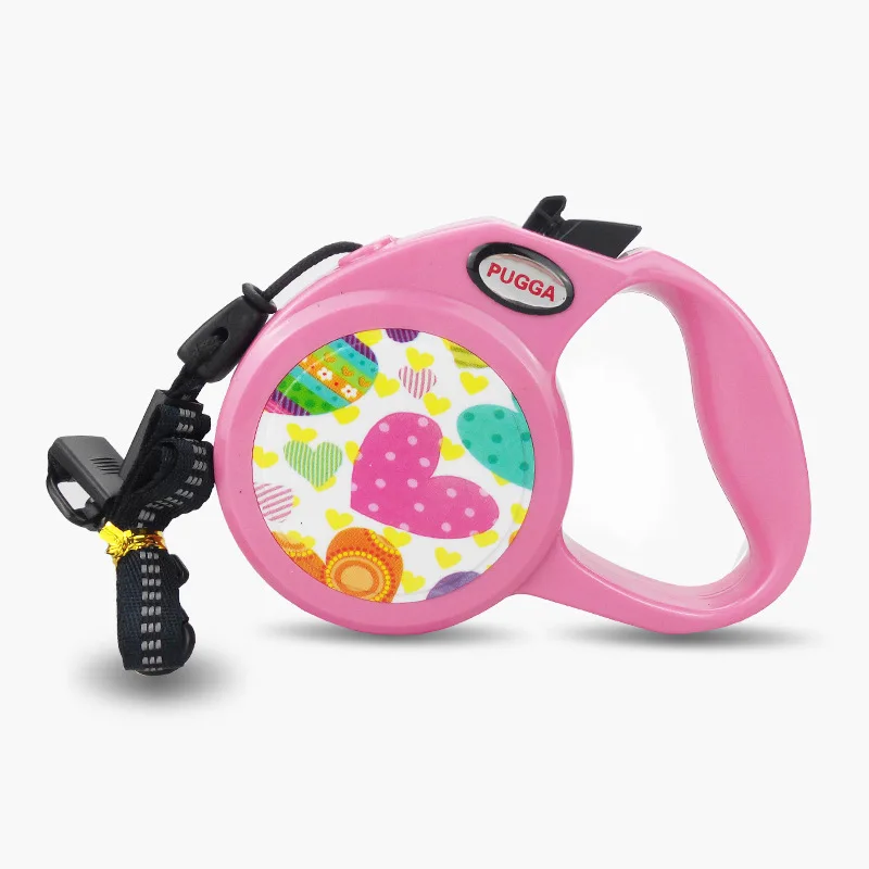 PUGGA M/3m/5 M/8 M Втягивающийся поводок для собак, поводок Флекси маленький средних и больших размеров, для тяговых канатов Автоматическая прочная обувь для прогулок поводок для собак длиной