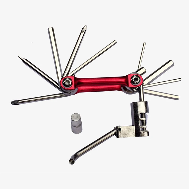 Портативный 11 в 1 набор многофункциональных инструментов для велосипеда ремонта