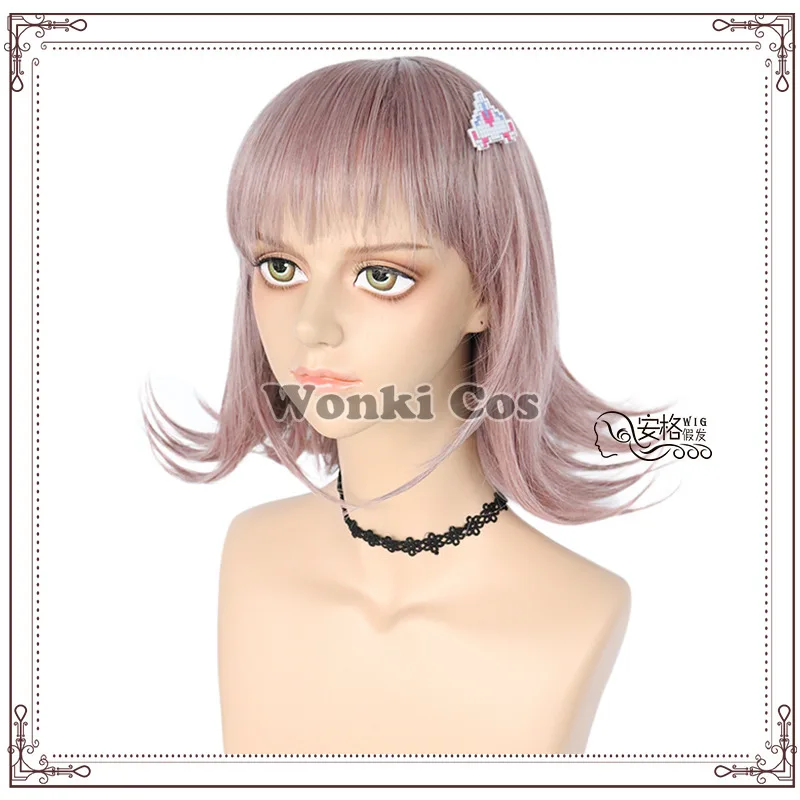 Парик для косплея Нанами данганронпа Чиаки из Супер 2 сайонара зетсубо гакуен