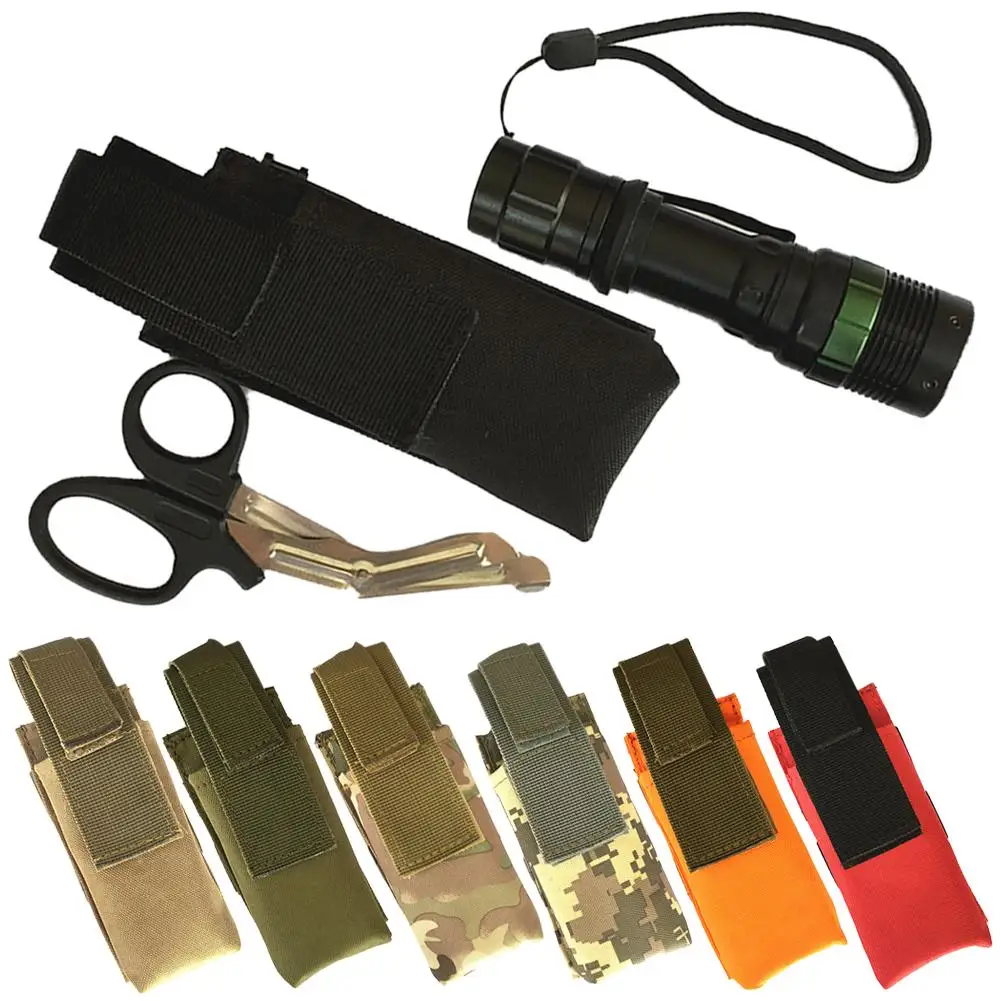 

Tactical Medical EMS EMT case bag pouch Flashlight Knife Molle Attach emergent Tool holster Fire scissor Paramedic shear rescue
