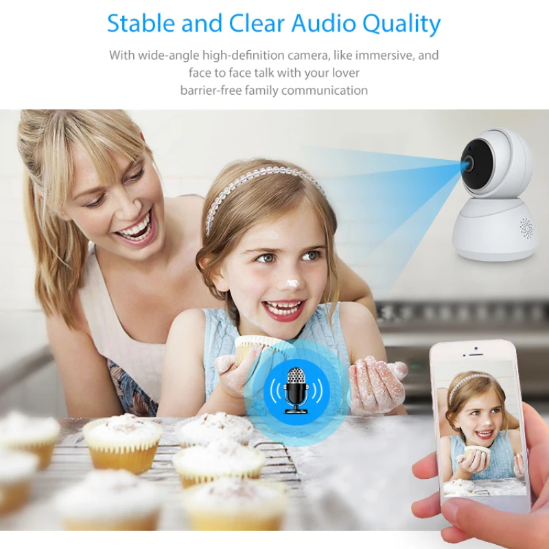 

Wifi Camera 1080P Home Security IP Camera IR Night Vision Audio Surveillance Baby Monitor For Android and IOS Consumer Camcorder