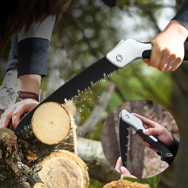 

Folding Cutting Hand Folding Mini Saw with TPR Handle Collapsible Saw for Wood Camping Dry Wood Pruning Saw With Hard Teeth