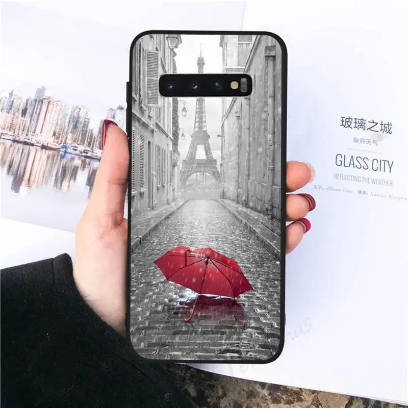 

Romantic Paris Eiffel Tower Phone Case For Samsung galaxy S 7 8 9 10 20 edge A 6 10 20 30 50 51 70 note 10 plus