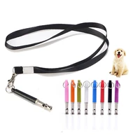 new arrival pet dog training whistle with rope supersonic sound multi colored interactive game obedience tool dog products
