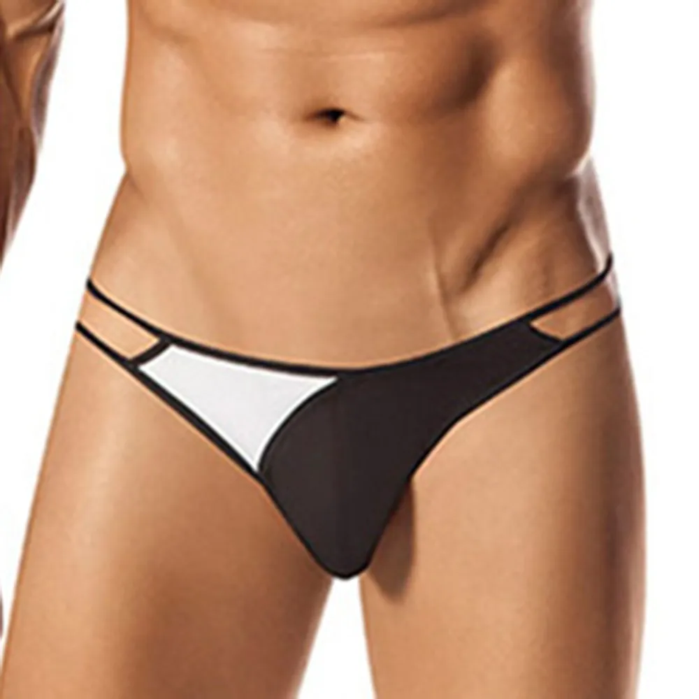 

Men's Underwear Sexy Briefs Low-Rise Pants Seamless Double Thong Fashion High-Fork Men Briefs Bikini T-Back G-String Underpants