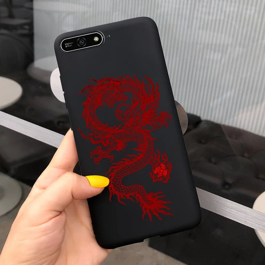 Чехол для Huawei Y6 2018 Y 6 Prime силиконовый мягкий ТПУ чехол-накладка Y62018 чехлы