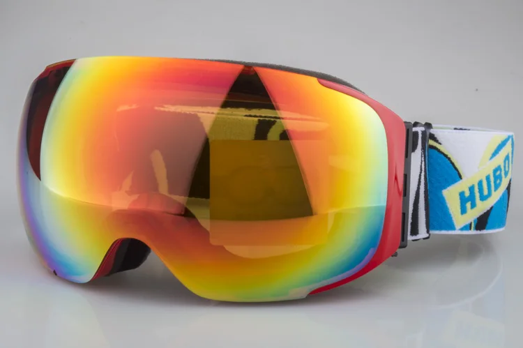 Лыжные очки зимние снежные спортивные сноубордические с анти противотуманной