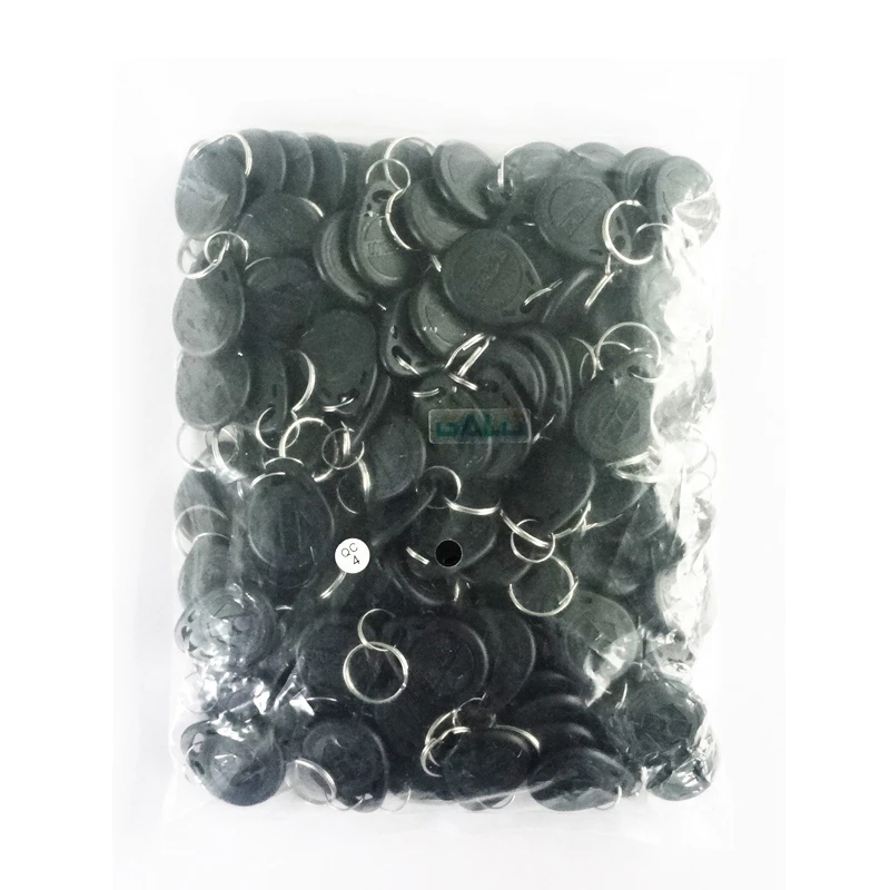 

KINJOIN 100pcs TK4100 EM4100 Badge 125khz ID Keyfob RFID Tag Tags Llaveros Llavero Porta Chave Card Sticker Key Fob Token Ring