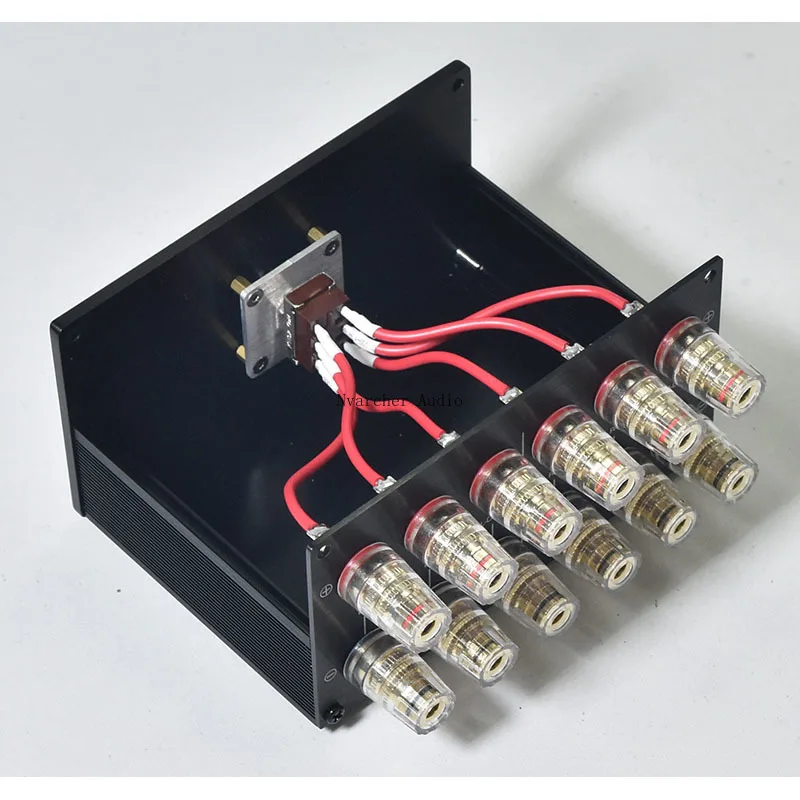 Nvarcher 2 Input Output Audio Switcher Amplifier Speaker Switch Converter Power Amplifiers And pairs of Speakers | Электроника