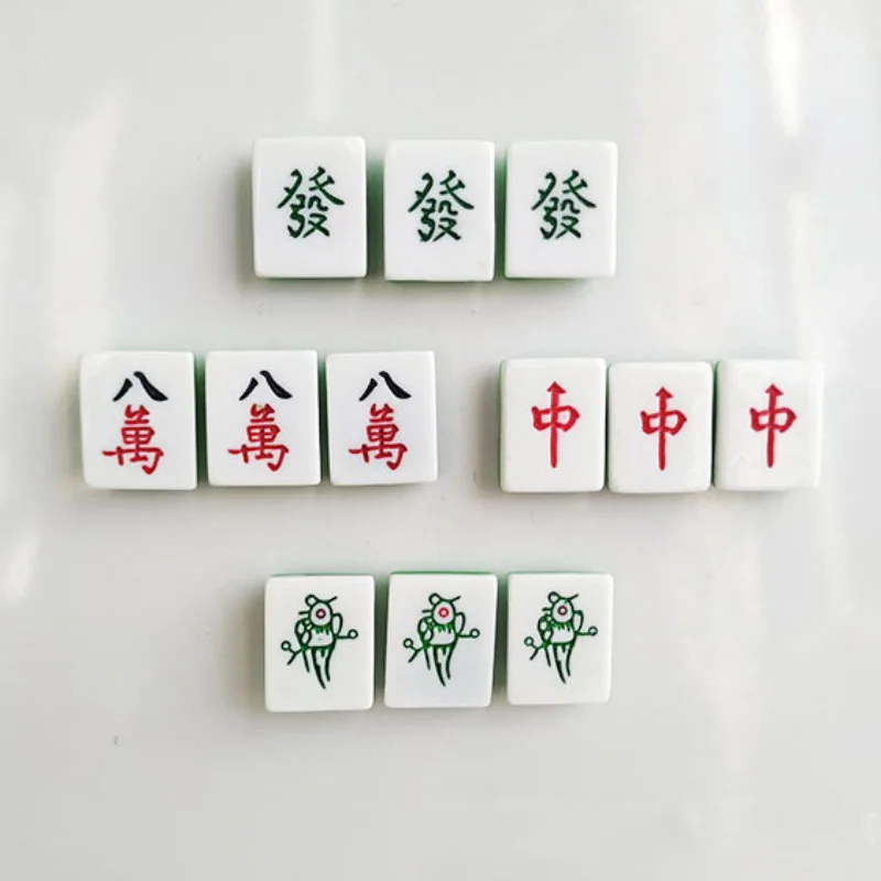 

Refrigerator Magnet Creative China Mahjong Magnetic Sticker Fridge Magnet Home Decoration New Year Gifts Good Fortune