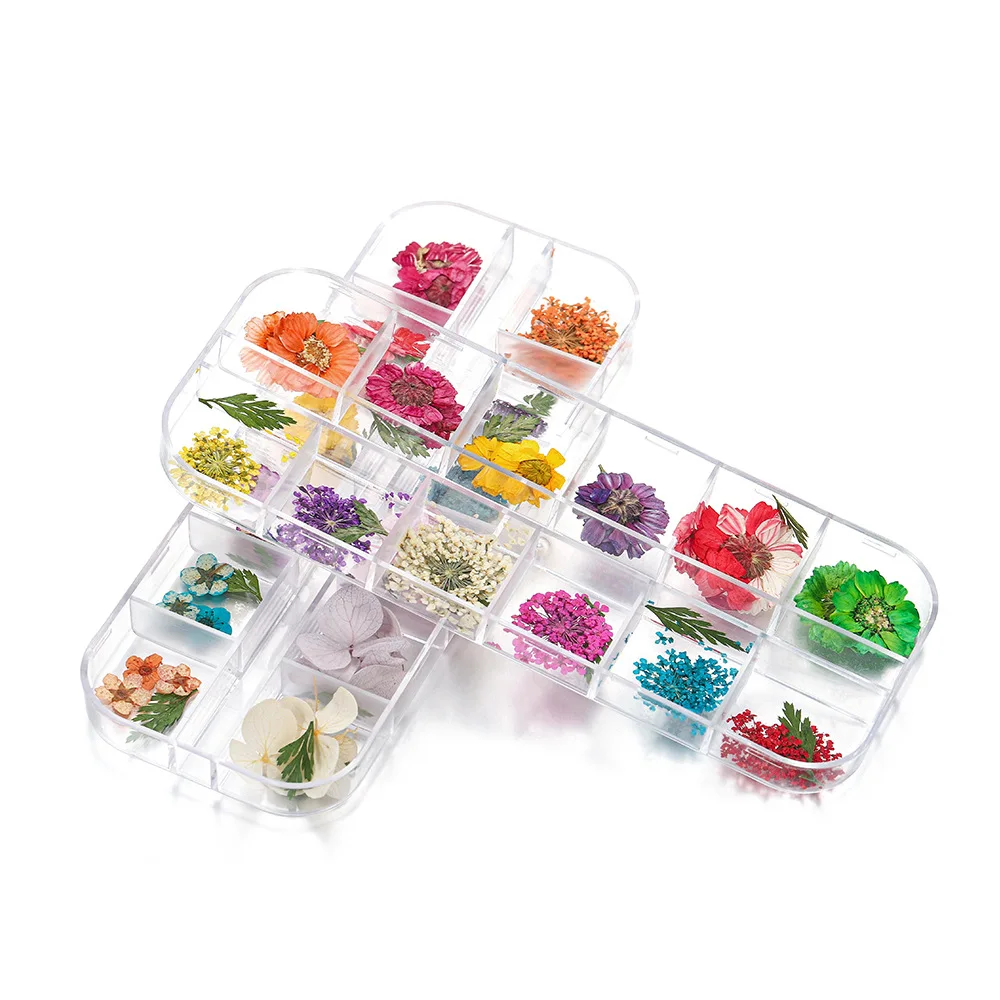 

Mini Dried Flower For Silicone Mould Filling Material Preserved Leaf UV Resin Epoxy Casting Mold DIY Handmade Art Home Supplies