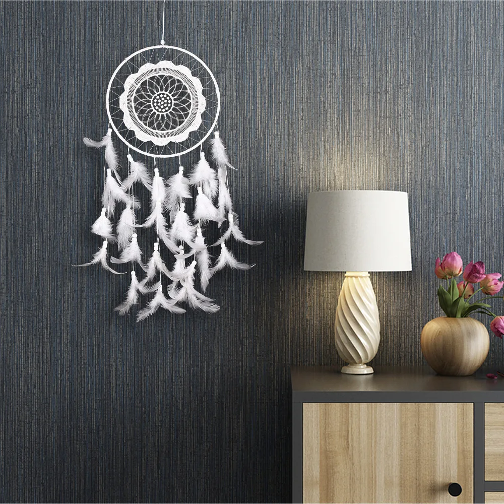 

Lace Lace Dream Catcher Pendant Home Pendant Wall Hanging European and American Home Decor Creative Gifts Baby Photography Props