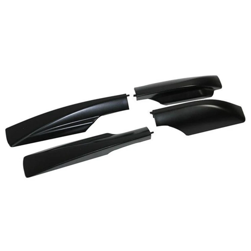 Черный Abs багажник на крышу бар рельсовый конец защитный корпус 4 шт для Toyota Land