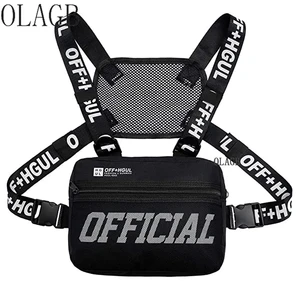 Сумка мужская, холщовая, с квадратной талией, с надписью, G122