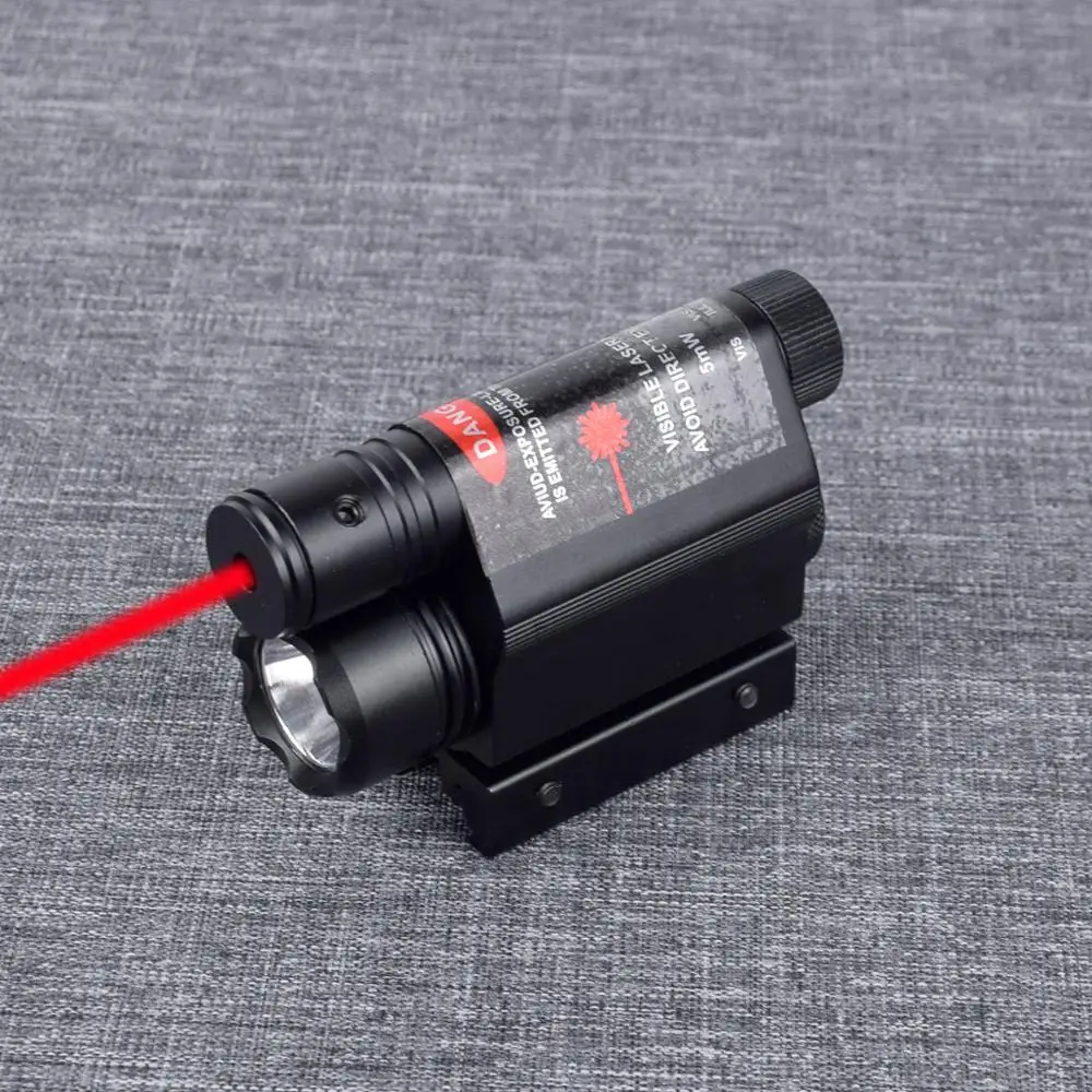 Tactical Hunting Green/Red Laser Sight Scope Set LED Flashlight Combo 11mm&amp20mm Picatinny Rail Mount |