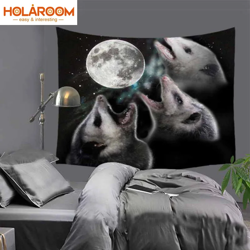 Гобелен Moon Eclipse с принтом Луны художественный ковер гобелен пейзажем домашний